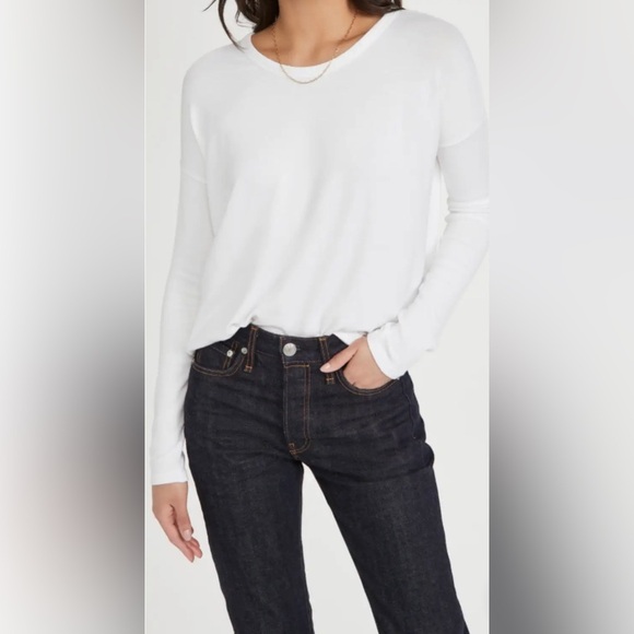 rag & bone Hudson Tee, White - M - Picture 1 of 10